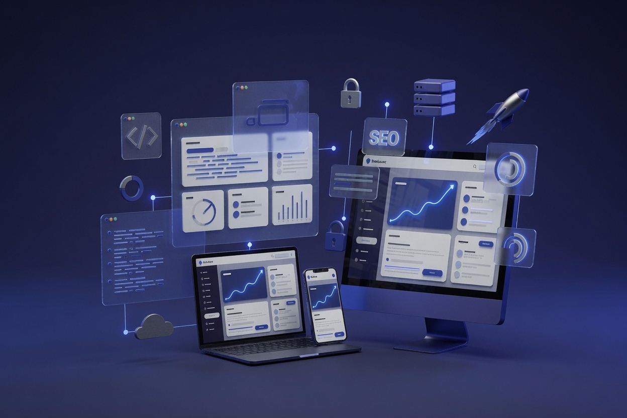Web platforms, dashboards, and landing pages built to perform